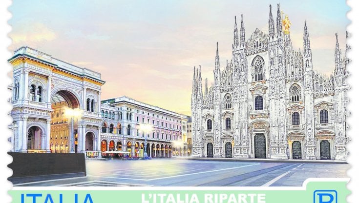 Roma, Venezia, Firenze, Milano, Napoli e Palermo: sei francobolli con le immagini icona per la ripartenza del turismo