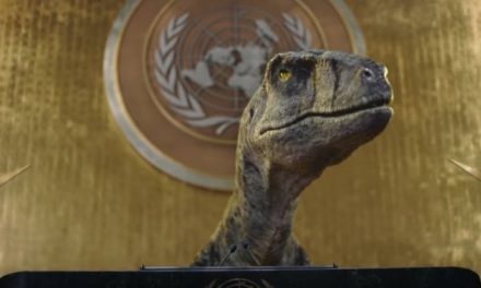 “Non scegliere l’estinzione”: il testimonial Onu è un dinosauro
