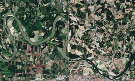 Il Po e gli altri fiumi che spariscono: la siccità vista dai satelliti