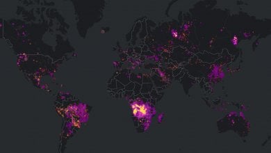 La mappa degli incendi in tempo reale