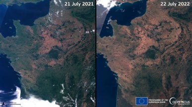 In Europa la peggiore siccità degli ultimi 500 anni vista dai satelliti