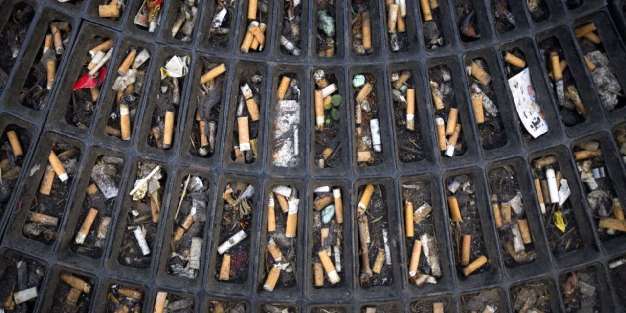 I rifiuti più abbandonati in città? Mozziconi di sigarette, tappi e lattine