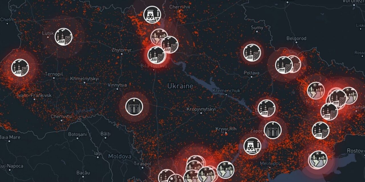 Una mappa dei danni ambientali della guerra in Ucraina