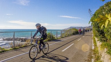 Nel Ponente ligure l’autostrada delle ciclovie dove si pedala come treni